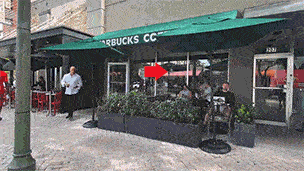 CF Outside Starbucks